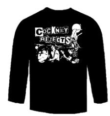 COCKNEY REJECTS - BAND PICTURE LONG SLEEVE TEE SHIRT
