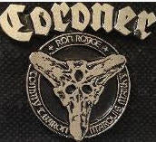 CORONER - LOGO (3 HEADS) METAL PIN