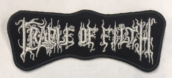 CRADLE OF FILTH - CRADLE OF FILTH EMBROIDERED PATCH