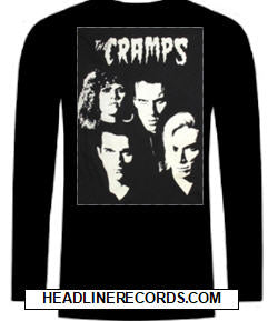 CRAMPS - BAND PICTURE LONG SLEEVE TEE SHIRT