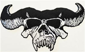 DANZIG - SKULL CUT OUT EMBROIDERED BACK PATCH