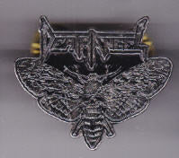 DARK ANGEL - SKULL BUTTERFLY METAL PIN