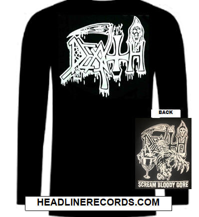 DEATH - SCREAM BLOODY GORE LONG SLEEVE TEE SHIRT
