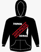 DEMOB - ANTI POLICE HOODIE SWEATSHIRT