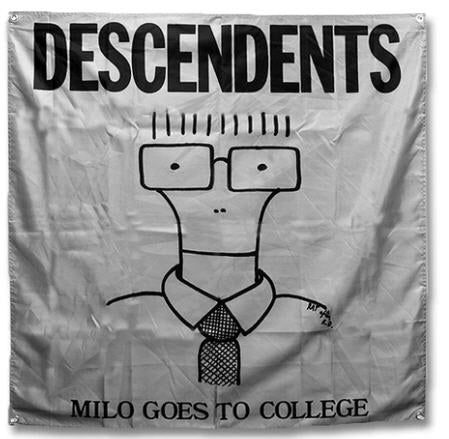 DESCENDENTS - MILO GOES TO COLLEGE FABRIC FLAG BANNER