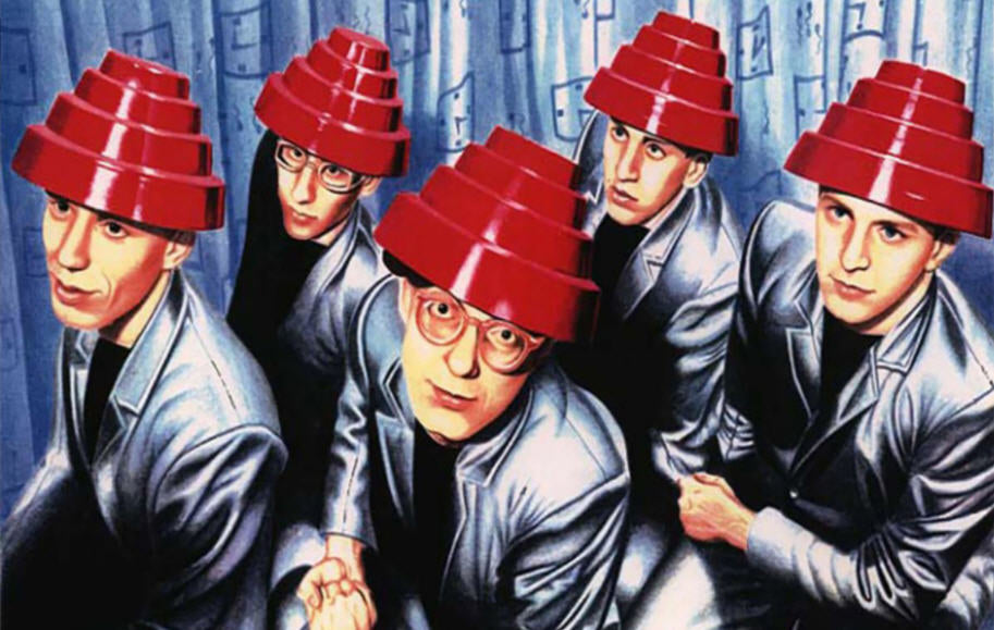 DEVO - GROUP DOME COUNTER TOP POSTER