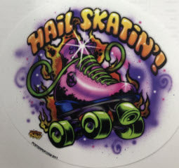 DIRTY DONNY STICKER - HAIL SKATIN