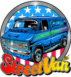 DIRTY DONNY STICKER - STREET VAN