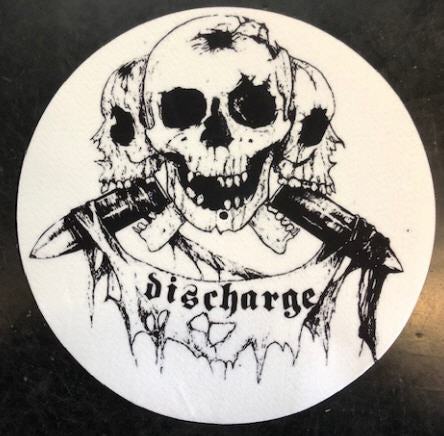 DISCHARGE - 3 SKULLS SLIPMAT