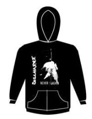 DISCHARGE - NEVER AGAIN HOODIE SWEATSHIRT