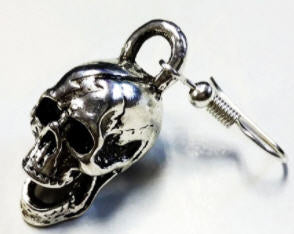 EARRING - SKULL WITH OPEN MOUTH