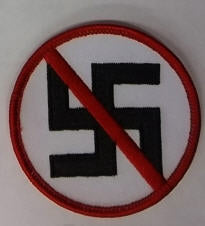 EMBROIDERED PATCH - NO NAZIS PATCH