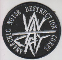 WARCRY - ANARCHY NOISE DESTRUCTION CORPS EMBROIDERED PATCH
