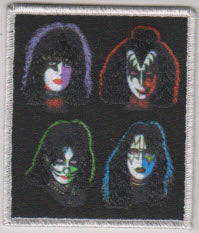 KISS - 4 FACES EMBROIDERED PATCH