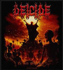 DEICIDE - TO HELL WITH GOD EMBROIDERED PATCH