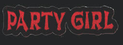 EMBROIDERED PATCH - PARTY GIRL
