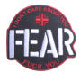 FEAR - I DON'T CARE ABOUT YOU FUCK YOU EMBROIDERED PATCH