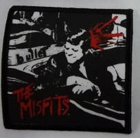 MISFITS - BULLET SQUARE EMBROIDERED PATCH