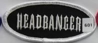 EMBROIDERED PATCH - HEADBANGER PATCH