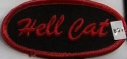 EMBROIDERED PATCH - HELL CAT PATCH