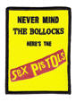 SEX PISTOLS - NEVER MIND THE BOLLOCKS EMBROIDERED PATCH