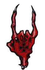 TOXIC TOONS ROCK HAND EMBROIDERED PATCH