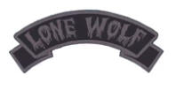 EMBROIDERED PATCH - ARCH LONE WOLF PATCH