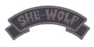 EMBROIDERED PATCH - ARCH SHE WOLF PATCH
