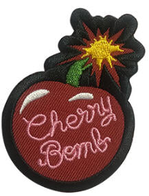 EMBROIDERED PATCH - CHERRY BOMB PATCH