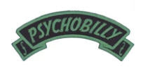 EMBROIDERED PATCH - ARCH PSYCHOBILLY PATCH