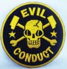 EVIL CONDUCT - LOGO EMBROIDERED PATCH
