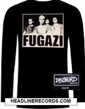 FUGAZI - BAND PICTURE LONG SLEEVE TEE SHIRT