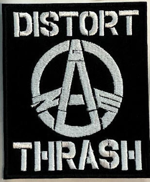 GAUZE - DISTORT THRASH EMBROIDERED PATCH