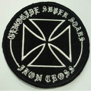 GENOCIDE SUPER SOARS - IRON CROSS EMBROIDERED PATCH