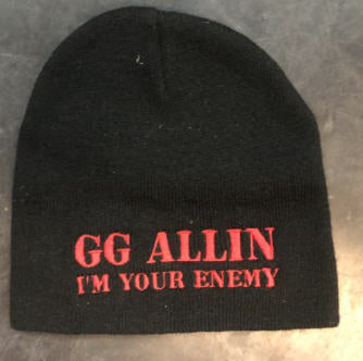 GG ALLIN - I'M YOUR ENEMY BEANIE