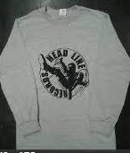 HEADLINE RECORDS - CLASSIC LOGO WHITE/GREY LONG SLEEVE