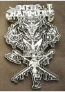 HELLHAMMER - LOGO GOAT AXE ENAMEL PIN BADGE