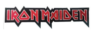 IRON MAIDEN - IRON MAIDEN DIE CUT BIG EMBROIDERED BACK PATCH