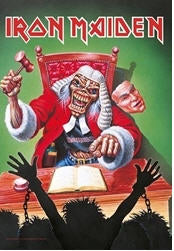 IRON MAIDEN - JUDGE FABRIC FLAG BANNER