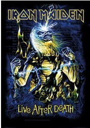 IRON MAIDEN - LIVE AFTER DEATH FABRIC FLAG BANNER