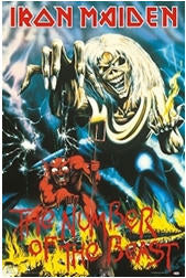 IRON MAIDEN - NUMBER OF THE BEAST POSTER