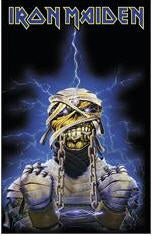 IRON MAIDEN - POWERSLAVE EDDIE FABRIC FLAG BANNER