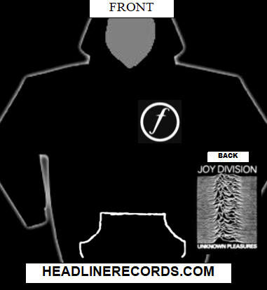 JOY DIVISION - UNKNOWN PLEASURE HOODIE SWEATSHIRT