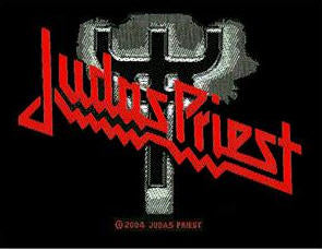 JUDAS PRIEST - LOGO FORK EMBROIDERED PATCH