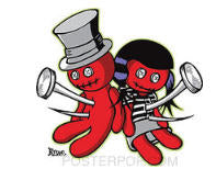 KRUSE STICKER - VOODOO LUV STICKER