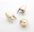LARGE GOLDEN ENGLISH CONE STUDS (PACK OF 20) - FREE SHIPPING