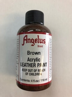 ANGELUS LEATHER PAINT BROWN ACRYLIC