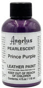 ANGELUS LEATHER PAINT PEARLESCENT PRINCE PURPLE ACRYLIC
