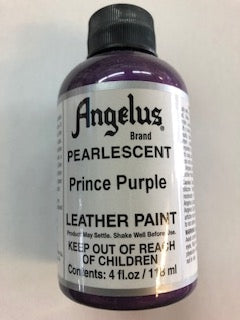 ANGELUS LEATHER PAINT PEARLESCENT PURPLE ACRYLIC