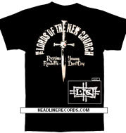 LORDS OF THE NEW CHURCH - RUSSIAN ROULETTE TEE SHIRT